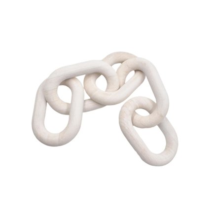 Koristeketju Boho-puu, 5-osainen ketju maalaistalon kahvipöytään