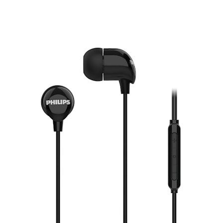 Philips TAE2146BK/9 In-ear hörlurar med USB-C och mikrofon – Sv