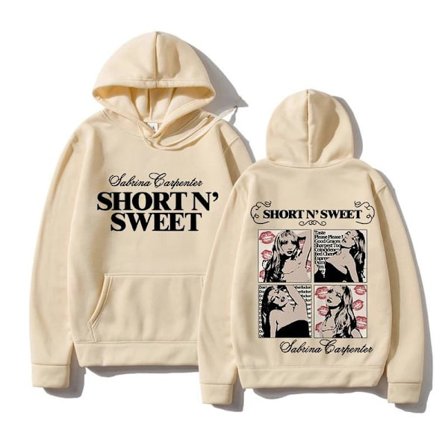 Sabrina Carpenter Merchandise Hoodies Tryckt Sweatshirt Lös Tröja Casual Långärmad För Män Kvinnor #5 #5