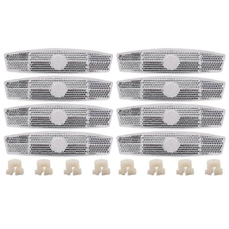 8 stk./sett Reflekterende sykkelhjul eike reflektor sykkel varsel reflektor