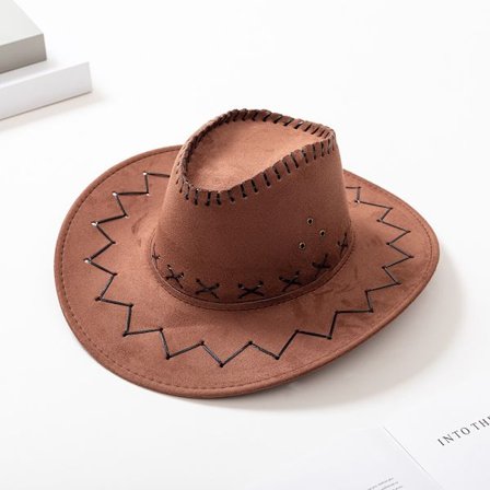 Cowboy Cattleman Hat For Kids Children Party Costume (brun