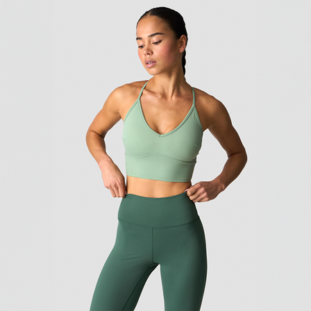 ICANIWILL Nimble Sport-BH Lys Mosegrønn