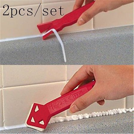 2pcs/set Mini Hand Tool Scraper Utility Tool Practical Floor Cleaner Tile Cleaner Surface Glue Residue Spatula