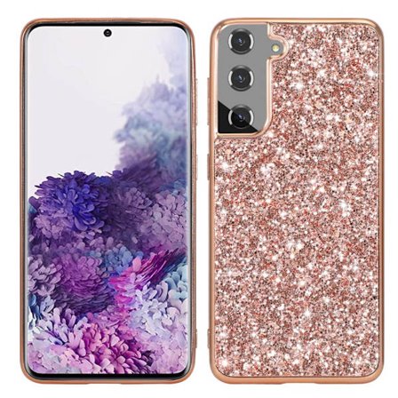 SKALO Samsung S24 Glitteriä TPU Suojakuori - Ruusukulta