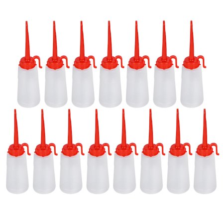 15 stk. 150 ml symaskine olie kande plastikflaske dispenser oliekande transparent til væske