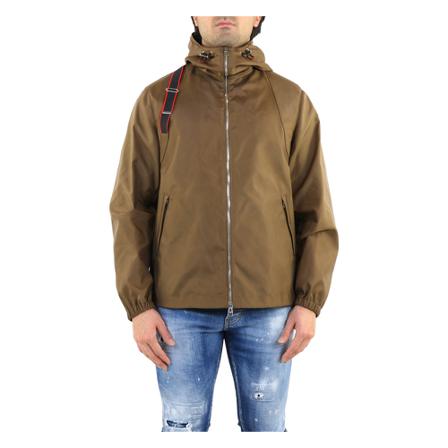 Alexander McQueen Windbraker Brun, Herre Skaljakker