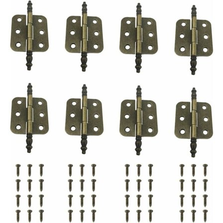 Folding Dekorativt Hengsel Vintage Skap Dør Hengsel Jern Gammel Pels