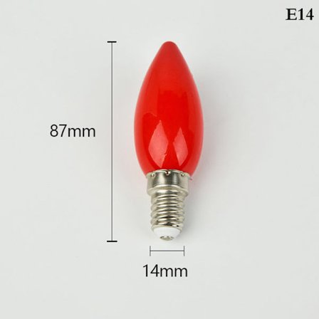 1st led altarlampa E12/E14 Röd ljus Buddha lampa Temple