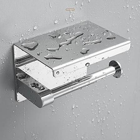 IC Keittiöpaperiteline Itseliimautuva Seinäkiinnitys Ruostumattomasta Teräksestä Tehty WC-Paperiteline Käsipyyhkeenteline Kylpyhuoneeseen