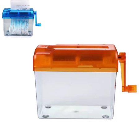 Mini Manuel Papir Makulator, Bærbar Kontor Hånd Papir Makulator til Papir