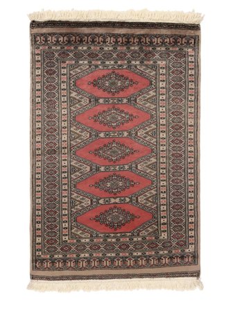 Oosters Pakistan Bokhara 2Ply Vloerkleed 79X120 Bruin/Zwart Wol, Pakistan