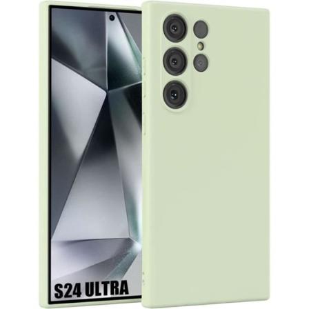 Fodral till Samsung Galaxy S24 Ultra - Tunt Silikonskydd Stötsäkert Anti-Scratch Green