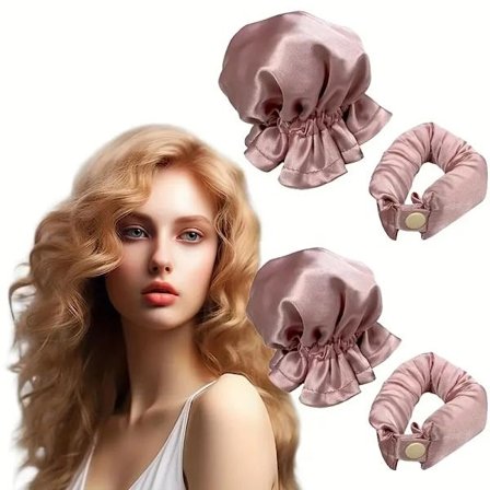 Heatless Hair Curlers No Heat Curling Rod Headband Soft Hair Curlers Lazy Hair Rollers Sleeping Silk Curls Hair Styling Tools