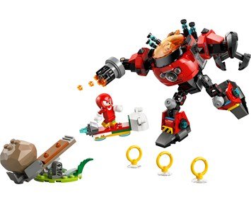 Sonic Knuckles mot Dr. Eggmans Egg Crusher robot 77005 - LEGO Knuckles mot Dr. Eggmans Egg Crusher robot 77005