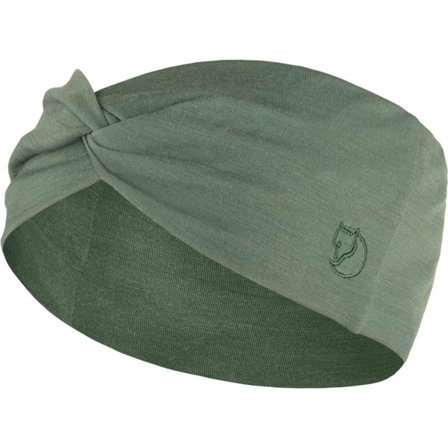 Fjällräven Abisko Wool Headband in Patina Green, Ull/Polyester