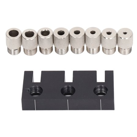 3 i 1 hulslagningslokaliseringsjig til træstammer, træbearbejdning, gør-det-selv-værktøj 3 til 10 mm