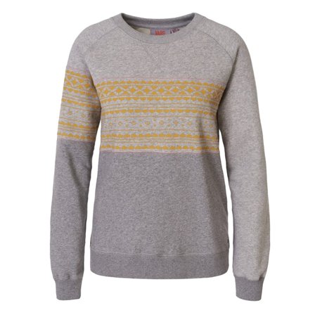 Varg Women's Fjällbacka Cotton Jersey Women long-sleeved sweaters Grey XS