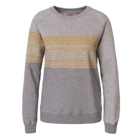 Varg Women's Fjällbacka Cotton Jersey Women long-sleeved sweaters Grey M