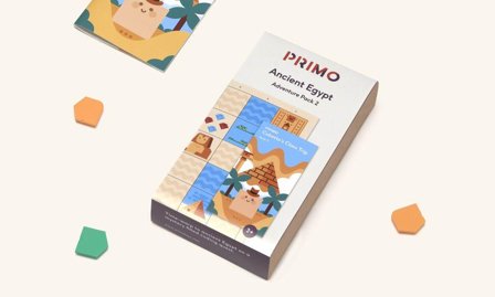 PRIMO Cubetto MINT Coding Abenteuer Paket "Altes Ägypten" ab 3 Jahren (Geeignet für Montessori) - Deutsche Version