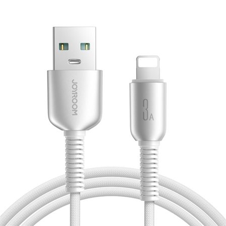 Joyroom S-A51 Cutting-Edge Series 3A USB-A - Lightning-kabel 1,2 m - ljusgrå
