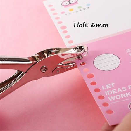 Hullemaskine til papir - enkelt hul