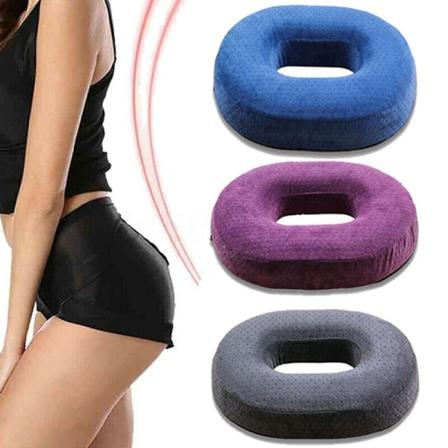 Donutkudde Ortopedisk Säte Minnesskumkudde Svansben Coccyx Smärtlindring Purple