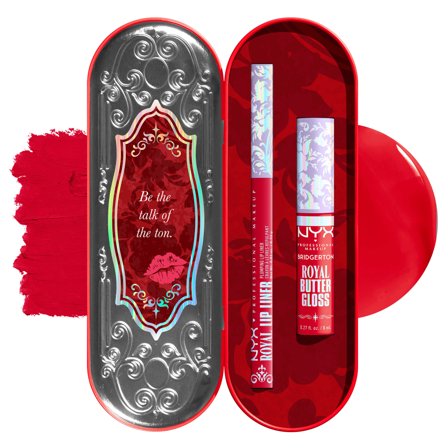 Nyx Professional MakeUp Bridgerton Royal Treasures Duo Labbra Matita Rimpolpante & Gloss 04 - Matita