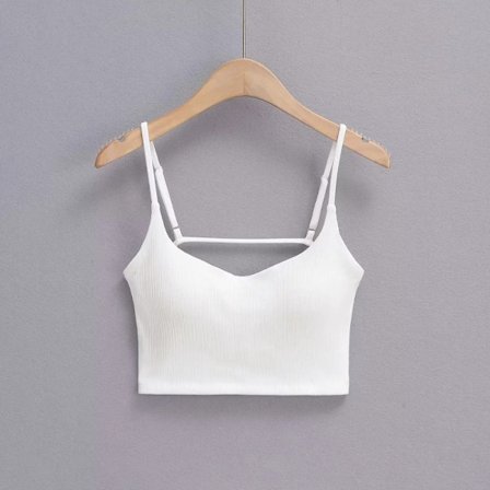 Strap Slim Beach Top Dam Camisole WHITE S
