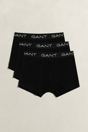 GANT Teenager Teen Boys 3er-Pack Boxershorts (122/128) Schwarz