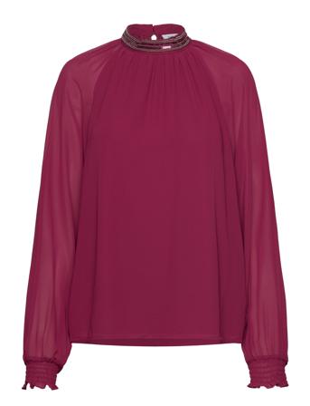Vianlis Halterneck L/S Top/Su Red Vila