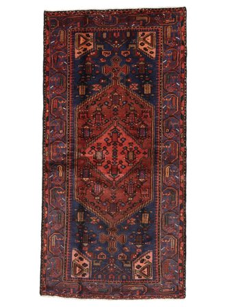 Hamadan Rug Oriental Black/Dark Red (Wool, Persia)