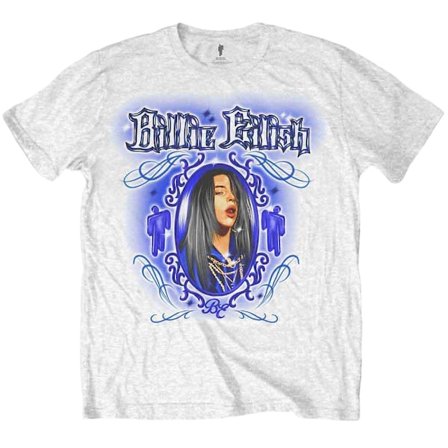 Billie Eilish Barn/Barn Airbrush Foto Bomull T-shirt