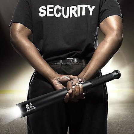 31/36/41/49cm Led Teleskopisk Lommelygte Baseball Lommelygte Lys Vandtæt Camping Lampe Mace