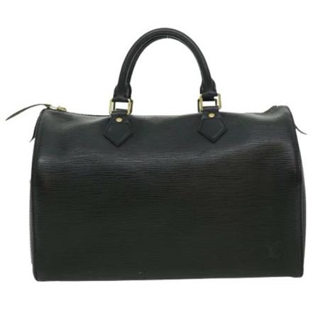 Louis Vuitton Vintage Pre-ownedLeatherlouis-vuitton-bags Sort, Dame Vintage Tasker, Størrelse: ONE Size