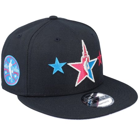 New Era - Svart snapback Keps - NBA Logo NBA22 All Star Game Starry Black Snapback @ Hatstore