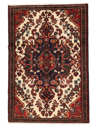 Oriental Saveh Rug 110X162 Black/Dark Red Wool, Persia