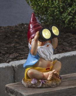 Solcellsdekoration Nissen med kikare Multi - Star Trading