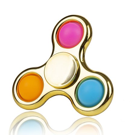 (Gull)Fidget Spinner Poppet Enkel Rotasjon Sensorisk Leke, Pop it Fidget Leke, Bærbar Fidget