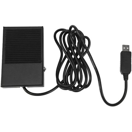 Metallinen USB-jalkakytkin, jalkapedaali näppäimistölle, HID-tietokone, PC, USB-toimintokytkin, esiohjelmoidut ohjausnäppäintoiminnot, A