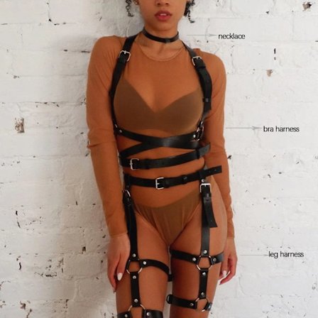 Kvinder Læder Sexet Strømpebånd Bdsm Undertøj Sele Sæt Par Sex Legetøj Strømper Sværd Bælte Gotiske Seler Sex Shop