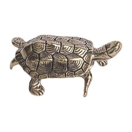 IC Retro mässing livslängd sköldpadda skrivbordsdekorationer koppar
