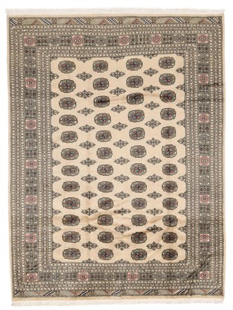 Pakistan Bokhara 2Ply Matta Handknuten 196X259 Brun/Beige Pakistan