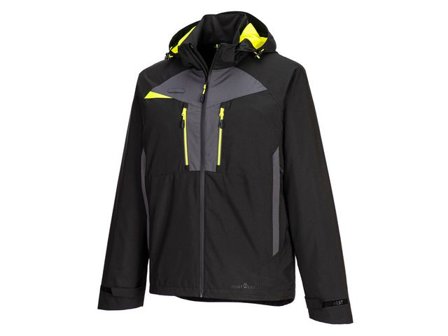 PORTWEST Skaljacka DX463 svart/gul M - Lyreco - Arbetskläder - Arbetsjackor - Skal- och funktionsjackor