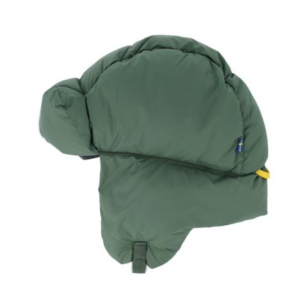 Fjällräven - Grön unconstructed Beanie - Expedition Down Heater Patina Green Trapper @ Hatstore