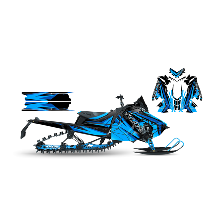 Dekalkit SweTown Phat Blue - Polaris Axys 600 Switchback XCR 2018-2019