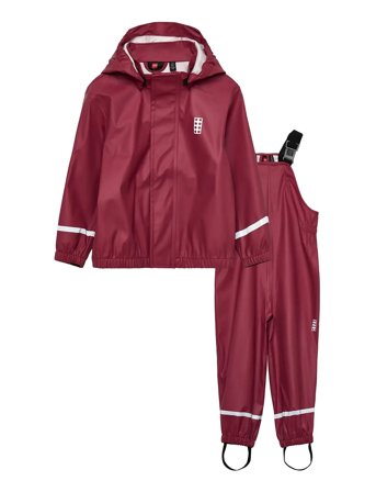 LEGO kidswear Lwjivan 200 - Pu Rain Set - Red - 104