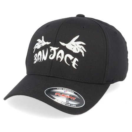 Gamerz - Černá flexfit Kšiltovka - Ban Jace Puppet Black Flexfit @ Hatstore