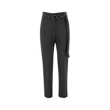 Brunello Cucinelli, Trousers Mb 526P8158_C001 Grijs, Dames, Maat:L