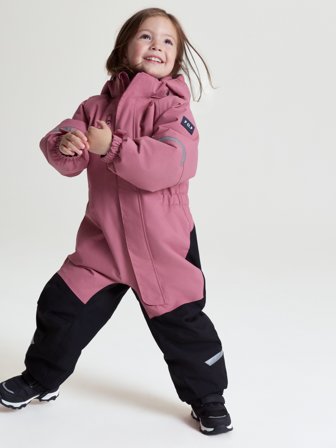 Vanntett vattert dress SNOWY - 92 - barneklær - pink - Polarn O. Pyret