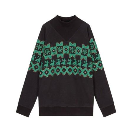 Leon & Harper Sweat Sozey Nordic Sort, Dame Sweatshirts